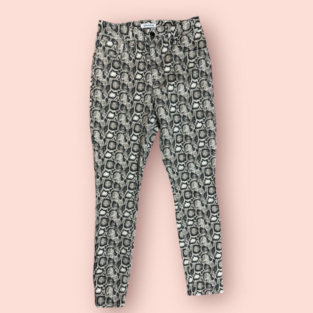 Good American Womens Jeans Good Legs Snake Print
High Rise Skinny Size 10 30
